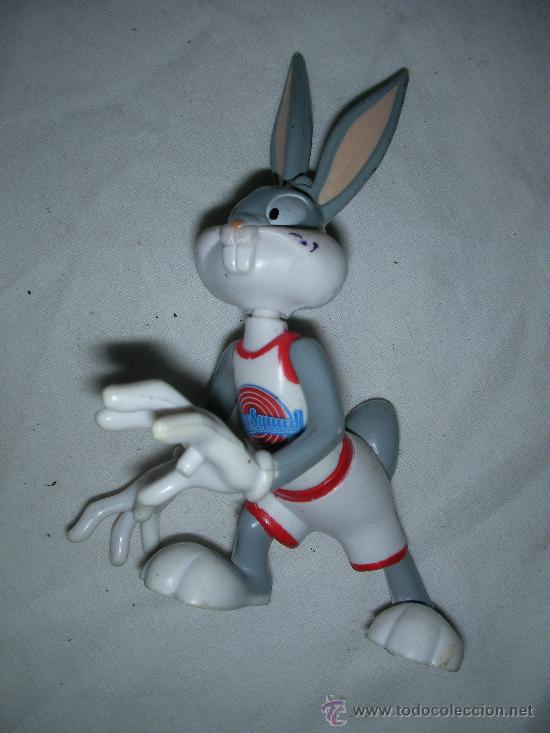 Figuras de goma y PVC: ANTIGUA FIGURA CONEJO SPACE JAM - Foto 1