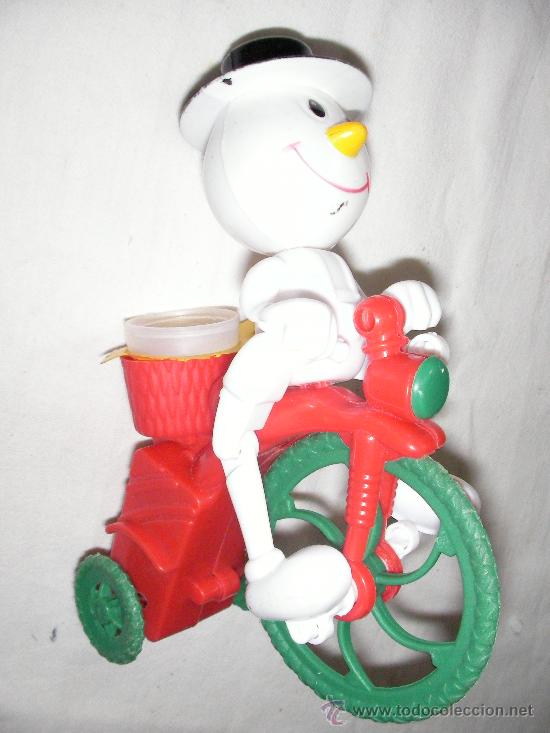 Figure di Gomma e PVC: MU&Ntilde;ECO EN BICICLETA A CUERDA - ENVIO GRATIS A ESPA&Ntilde;A
