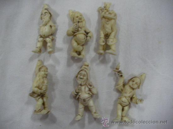Figuras de goma y PVC: ANTIGUOS ENANITOS - Foto 1