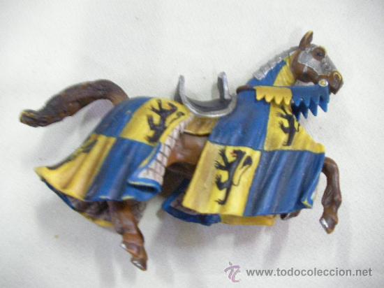 Figuras de goma y PVC: CABALLO MEDIAVAL - ENVIO GRATIS A ESPA&Ntilde;A - Foto 1