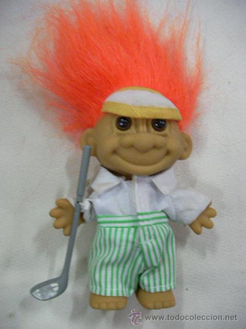 Figuras de goma y PVC: TROLL JUGADOR DE GOLF - Foto 1