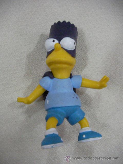 Figuras de goma y PVC: ANTIGUGA FIGURA DE BURT LOS SIMPSON - Foto 1