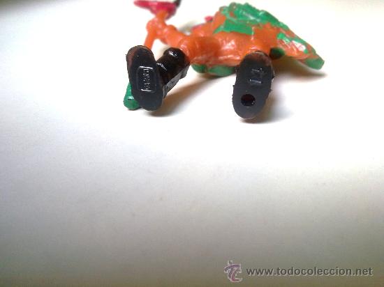 Figuras de goma y PVC: FIGURA INDIO COMANSI DE GOMA - Foto 2