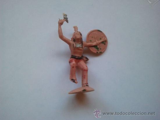 Figuras de goma y PVC: indio de reamsa a&ntilde;os 60 mplastico - Foto 1