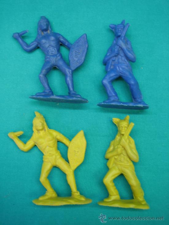 Figuras de goma y PVC: Indios - Foto 1