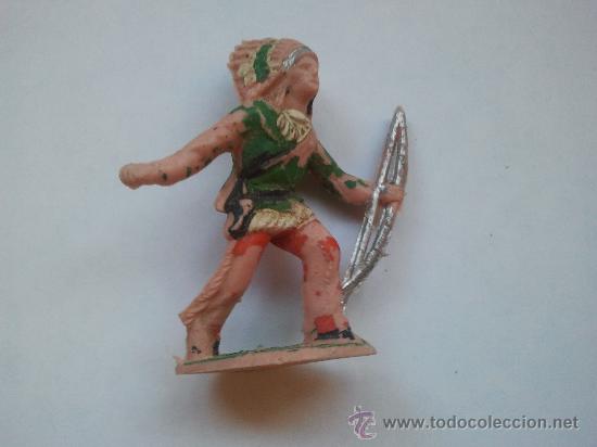 Figuras de goma y PVC: indio de reamsa a&ntilde;os 60 mplastico - Foto 1