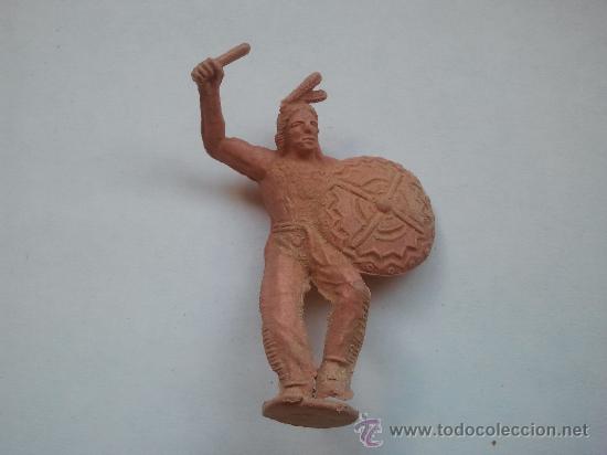Figuras de goma y PVC: indio de reamsa a&ntilde;os 60 mplastico - Foto 1
