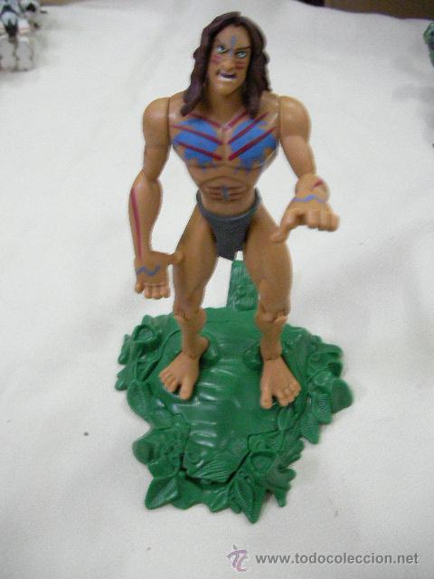 Figuras de goma y PVC: TARZAN CON BASE LANZADORA - Foto 1