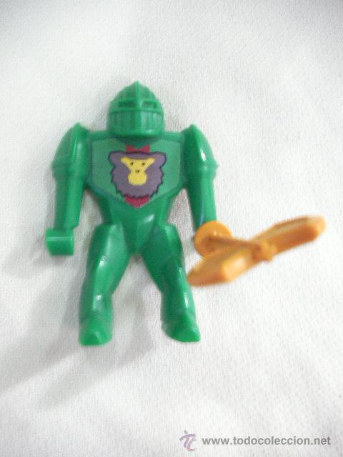 Figuras de goma y PVC: GUERRERO MEDIAVAL VERDE - Foto 1