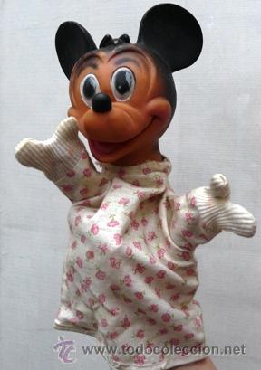 Figuras de goma y PVC: 1966 TITERE MICKEY MOUSE WALT DISNEY TITERES FRANZI NUEVO SIN USO 29 CM GOMA LOTE EN ARGENTINA