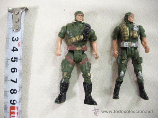 Rubber and PVC Figures: LOTE DE FIGURITAS DE ACCION MILITARES