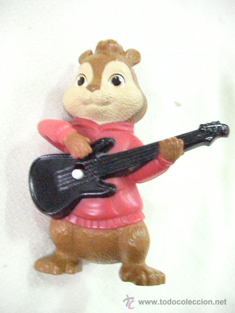 Figuras de goma y PVC: ARDILLA CON GUITARRA - Foto 1