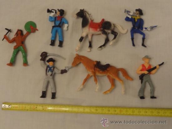 Figuras de goma y PVC: LOTE DE MU&Ntilde;ECOS COMANSI VINTAGE - Foto 1