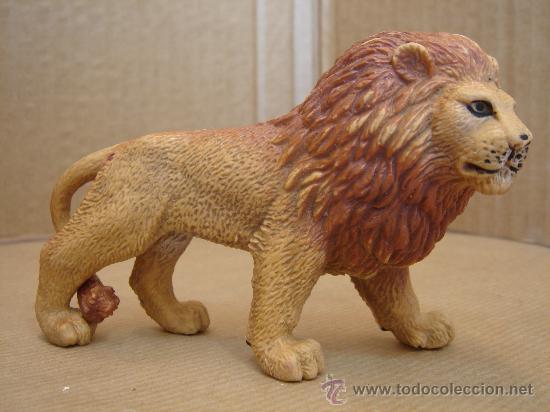 Figure di Gomma e PVC: FIGURA GOMA  LEON - MINILAND - 11 CMS