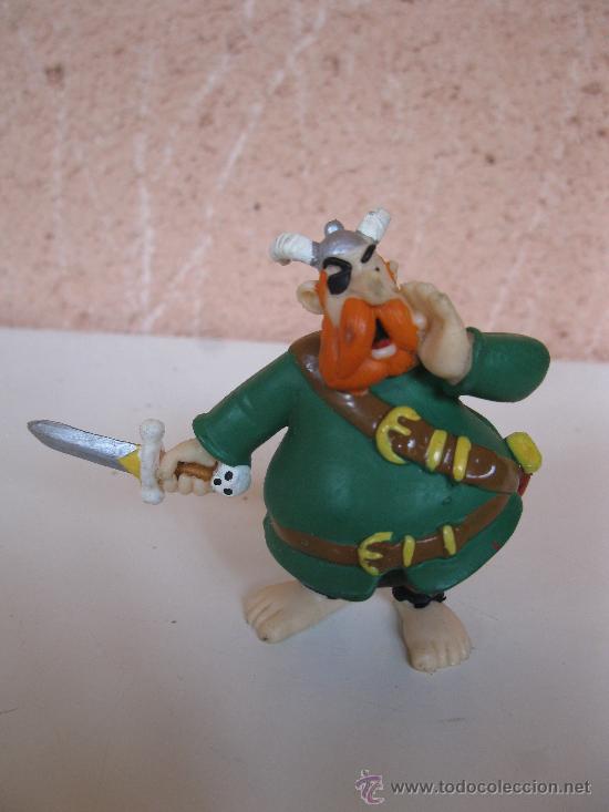 Gummi- und PVC-Figuren: BARBE ROUGE - PERSONAJE DE ASTERIX - FIGURA DE PVC - GOSCINNY - UDERZO - PLASTOY - 1997.