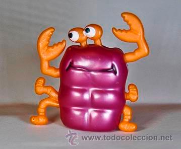 Figuras de Borracha e PVC: Kinder K04. N&ordm; 87 Cangrejo