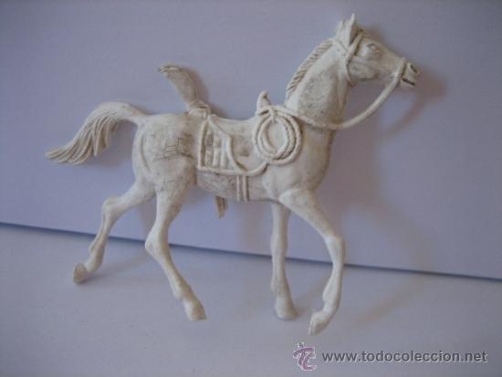 Gummi- und PVC-Figuren: ANTIGUO CABALLO DE PLASTICO A&Ntilde;OS 60-70