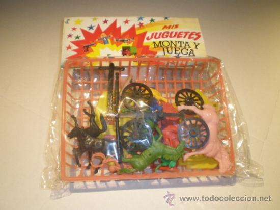 Figuras de goma y PVC: BLISTER CARAVANA A&Ntilde;OS 70 - INDIOS Y VAQUEROS