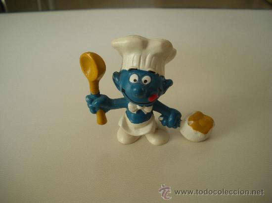 Figuras de goma y PVC: PITUFO (BULLY PEYO) MADE IN GERMANY - Foto 5