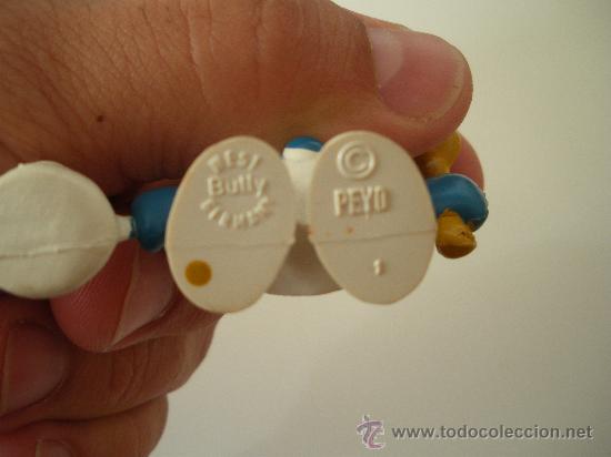 Figuras de goma y PVC: PITUFO (BULLY PEYO) MADE IN GERMANY - Foto 2