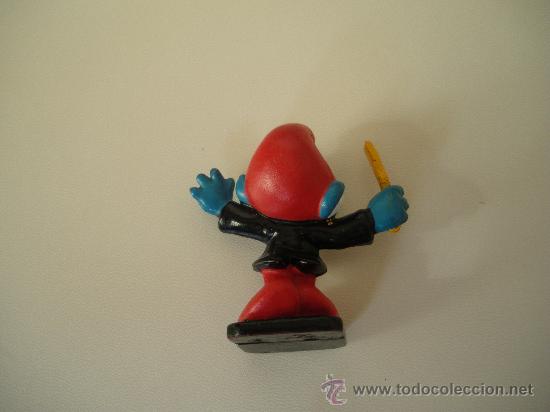 Figuras de goma y PVC: PITUFO - PAPA PITUFO  111-1 - Foto 3