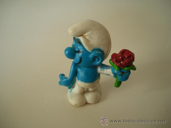 Figuras de goma y PVC: PITUFO ENAMORADO  111-1 - Foto 4