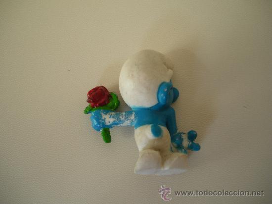 Figuras de goma y PVC: PITUFO ENAMORADO  111-1 - Foto 3