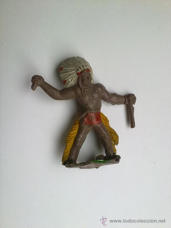 Figuras de goma y PVC: Indio Teixido de goma - Foto 1