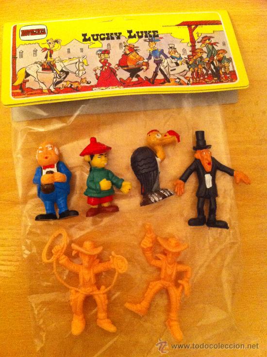Figuras de goma y PVC: BOLSA DE FIGURAS DE LUCKY LUKE - Foto 1