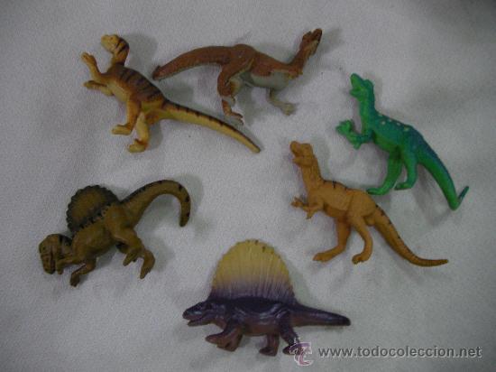 Figuras de goma y PVC: GRAN LOTE DE DINOSAURIOS - Foto 1