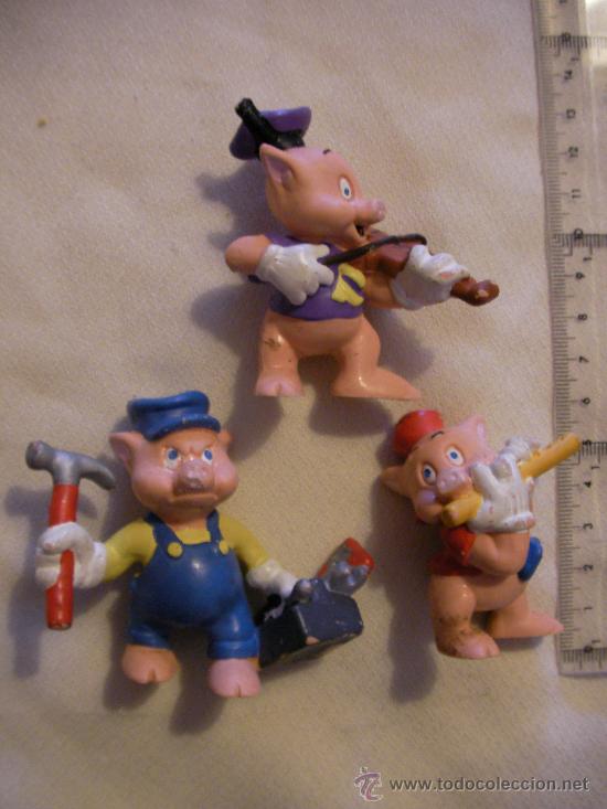 Figuras de goma y PVC: LOS TRES CERDITOS - Foto 1