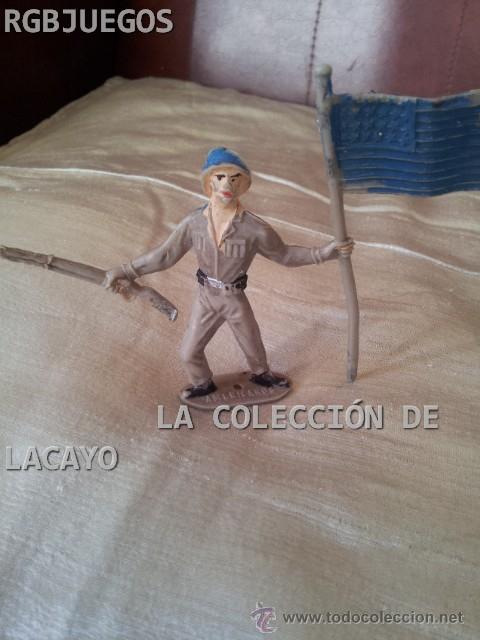Figuras de goma y PVC: SOLDADO AMERICANO DE COMANSI - Foto 1