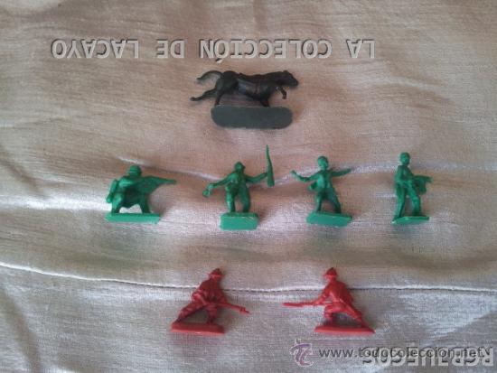Figuras de goma y PVC: ANTIGUO LOTE DE 7 FIGURAS MONTAPLEX - Foto 1