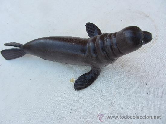 Figuras de goma y PVC: foca de goma, 16 cms - Foto 1