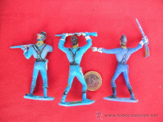 Figuras de goma y PVC: LOTE 3 SOLDADOS DE COMANSI - Foto 2