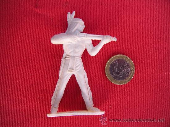 Figuras de goma y PVC: INDIO BLANCO, COMANSI - Foto 1