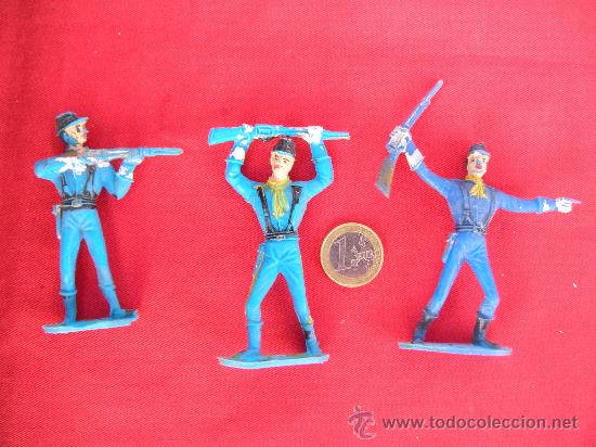 Figuras de goma y PVC: LOTE 3 SOLDADOS DE COMANSI - Foto 1
