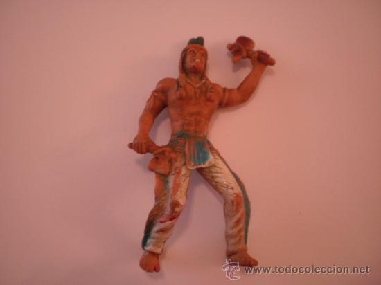 Figuras de goma y PVC: PVC INDIO OESTE AMERICANO VAQUEROS E INDIOS - Foto 1