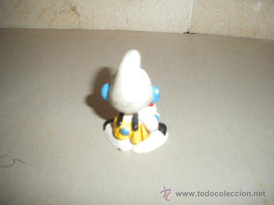Figuras de goma y PVC: PITUFO PAYASO PEYO SCHLEICH 1978 - Foto 3