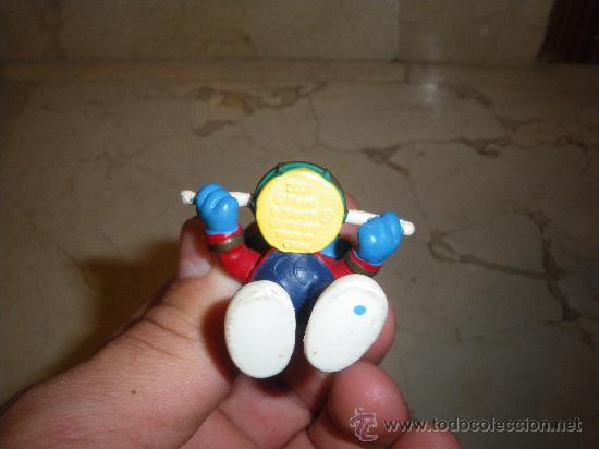 Figuras de goma y PVC: PITUFO CON TAMBOR, 2001 PEYO, SCHLEICH - Foto 2