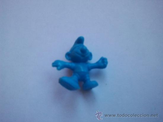 Figuras de goma y PVC: figura dunkin premiun pitufo - Foto 1
