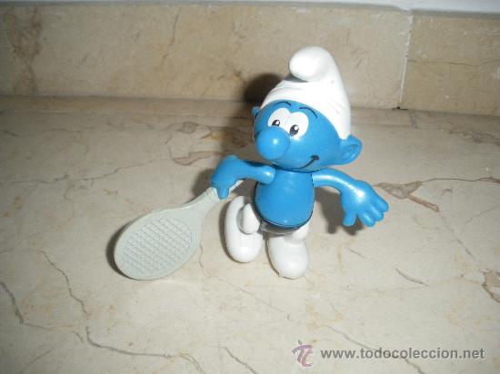 Figuras de Goma y PVC: PITUFO -FIGURA ARTICULADA PVC PITUFO MIDE 10 CM, 111-1