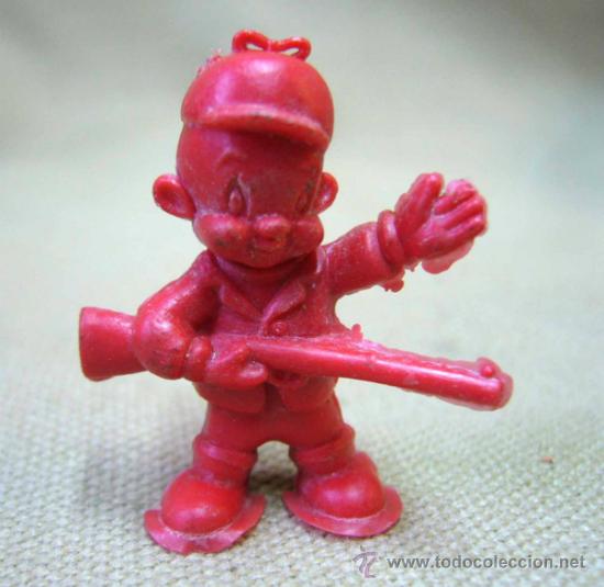 Figuras de goma y PVC: PREMIUM dunkin, 1960s, FIGURA DE PLASTICO, WARNER, ELMER