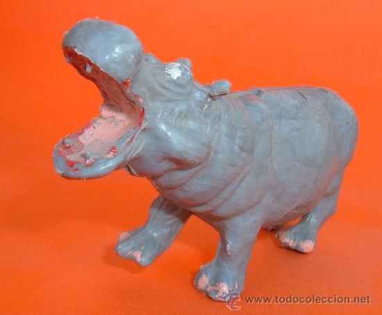 Figuras de Goma y PVC: Hipopotamo de Pech hermanos. Figura de la colección Fieras - Foto 2 - 33964265
