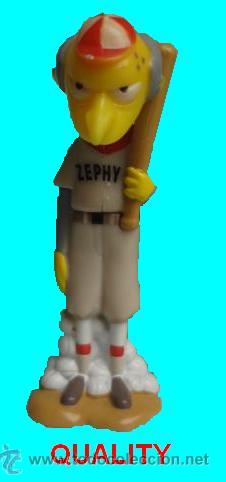Figuras de Goma Kinder: Figura huevo Kinder Mr. Burns (2010) MPG UN159