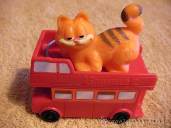 Figuras de goma y PVC: GATO GARFIELD EN AUTOBUS - Foto 1
