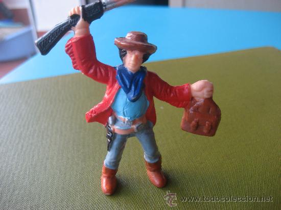 Figuras de goma y PVC: Comansi .N&ordm; 8 . Ladron de bancos. 7 cms. - Foto 1