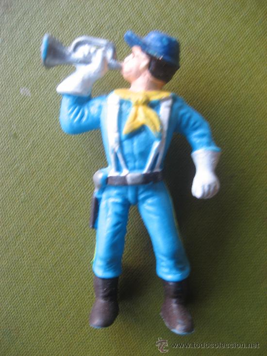 Figuras de goma y PVC: Comansi Corneta 7&ordm; de Caballer&iacute;a. - Foto 2