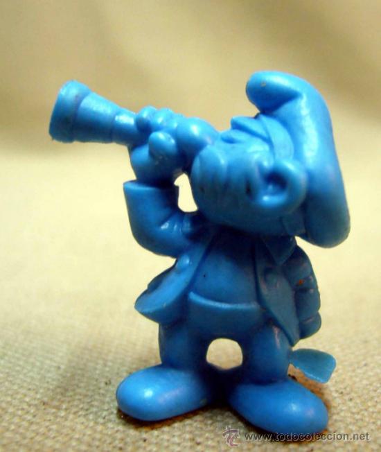 Figuras de Goma y PVC: FIGURA PREMIUM, PITUFO,  EN PLASTICO, 1980s , 3 CM