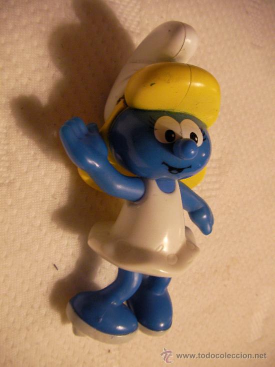 Gummi- und PVC-Figuren: PITUFA TAMA&Ntilde;O MEDIO - ENVIO GRATIS A ESPA&Ntilde;A